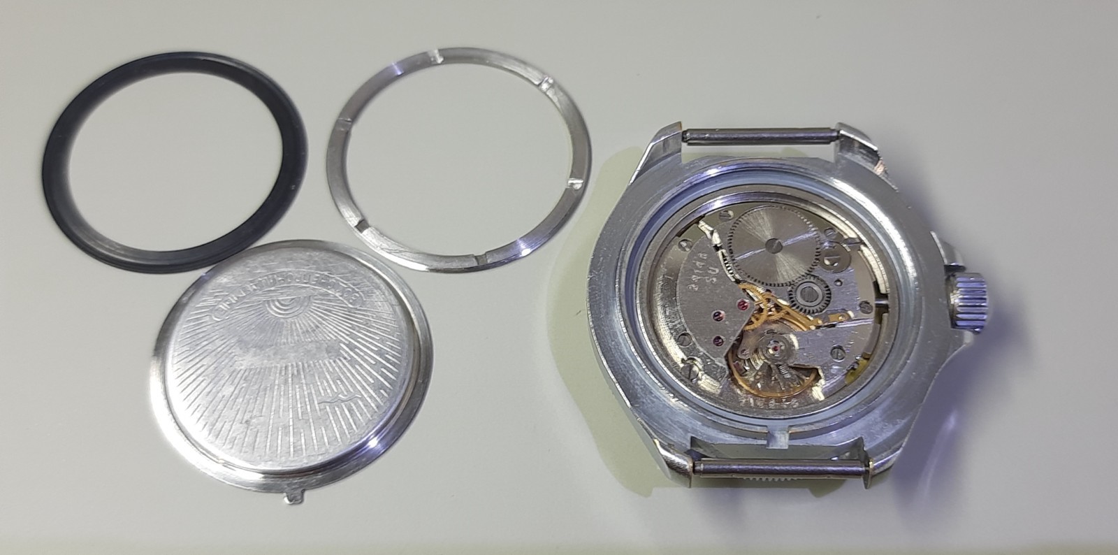 Vintage Men s watch Vostok Komandirskie 17 jewels mechanical Soviet USSR