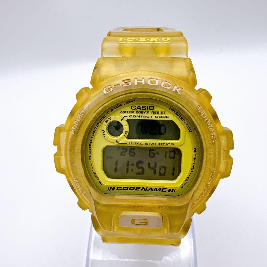 CASIO G-SHOCK DW-6900K Yellow Digital Quartz Watch