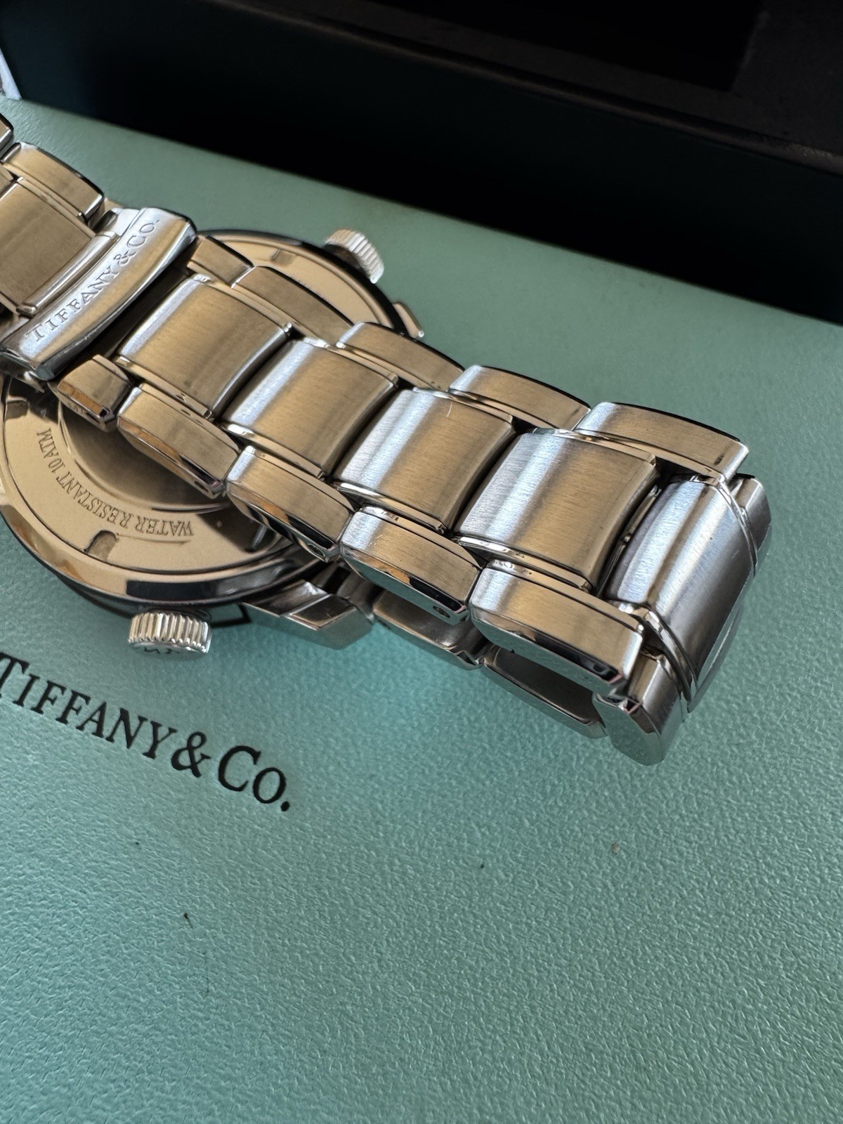 TIFFANY & Co. Mark T-57 17840894 Quartz Chronograph Men’s W/ Boxes Excellent!