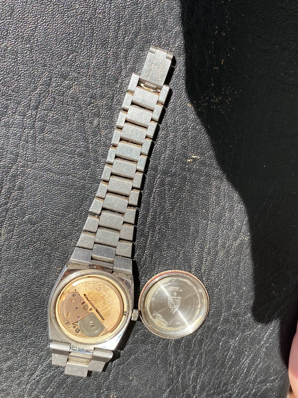 Vintage Omega Seamaster Cosmic 166.0196 Cal 1012 Automatic Chatelain Band, Parts