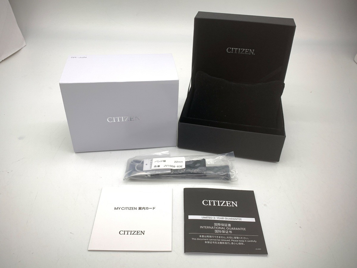 Citizen Promaster Land Black JV1008-63E Watch, 1yr Warranty – Used, Japan
