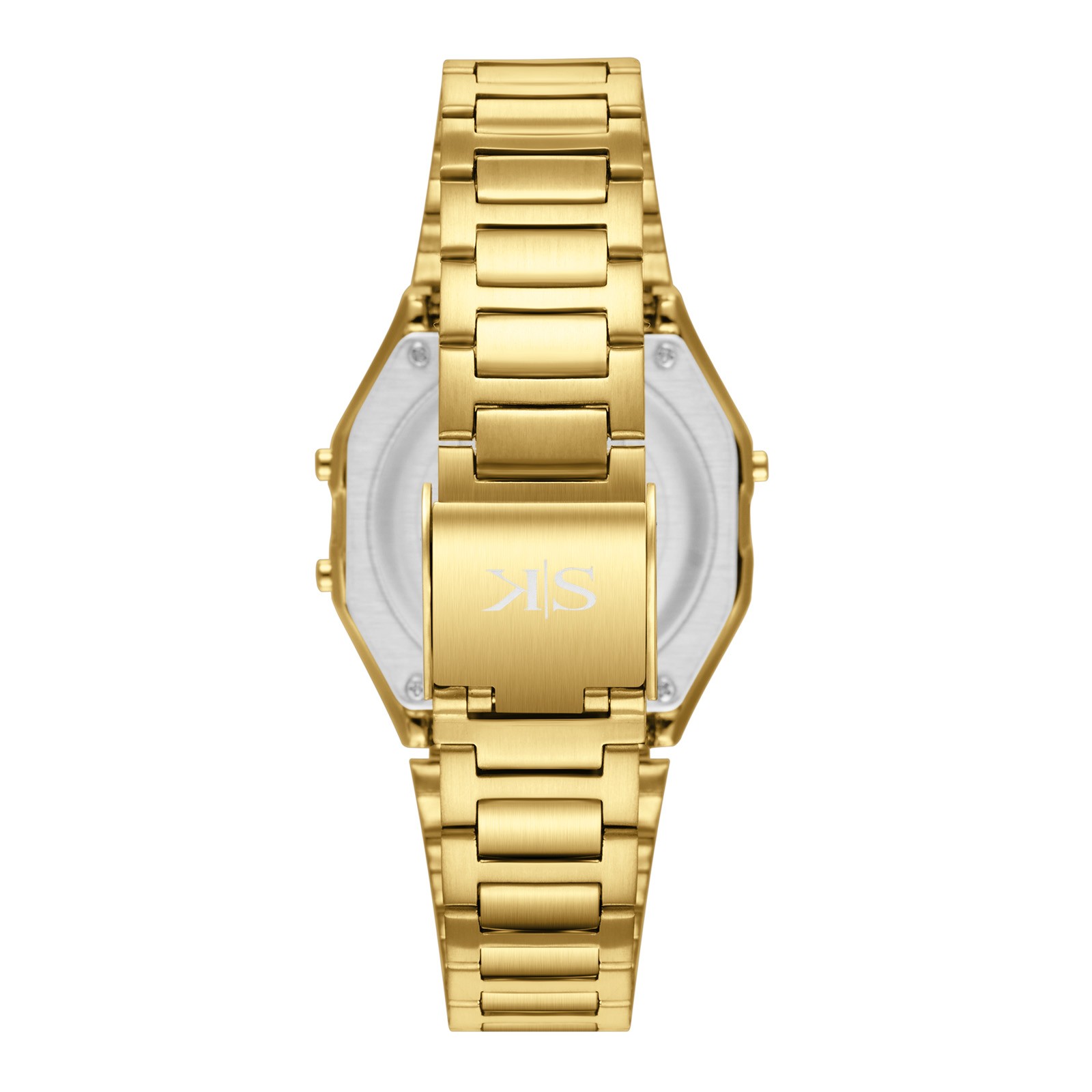 Kenneth Scott Men’s Digital Watch | Champagne Dial, 33mm, 30 m (3 ATM)