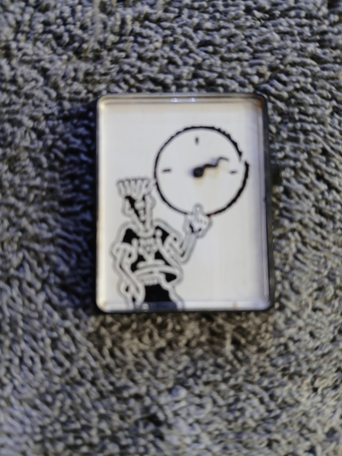 Vtg Fido Dido 7up Drink Tank Watch 27mm Black White Dial -New Battery -Working