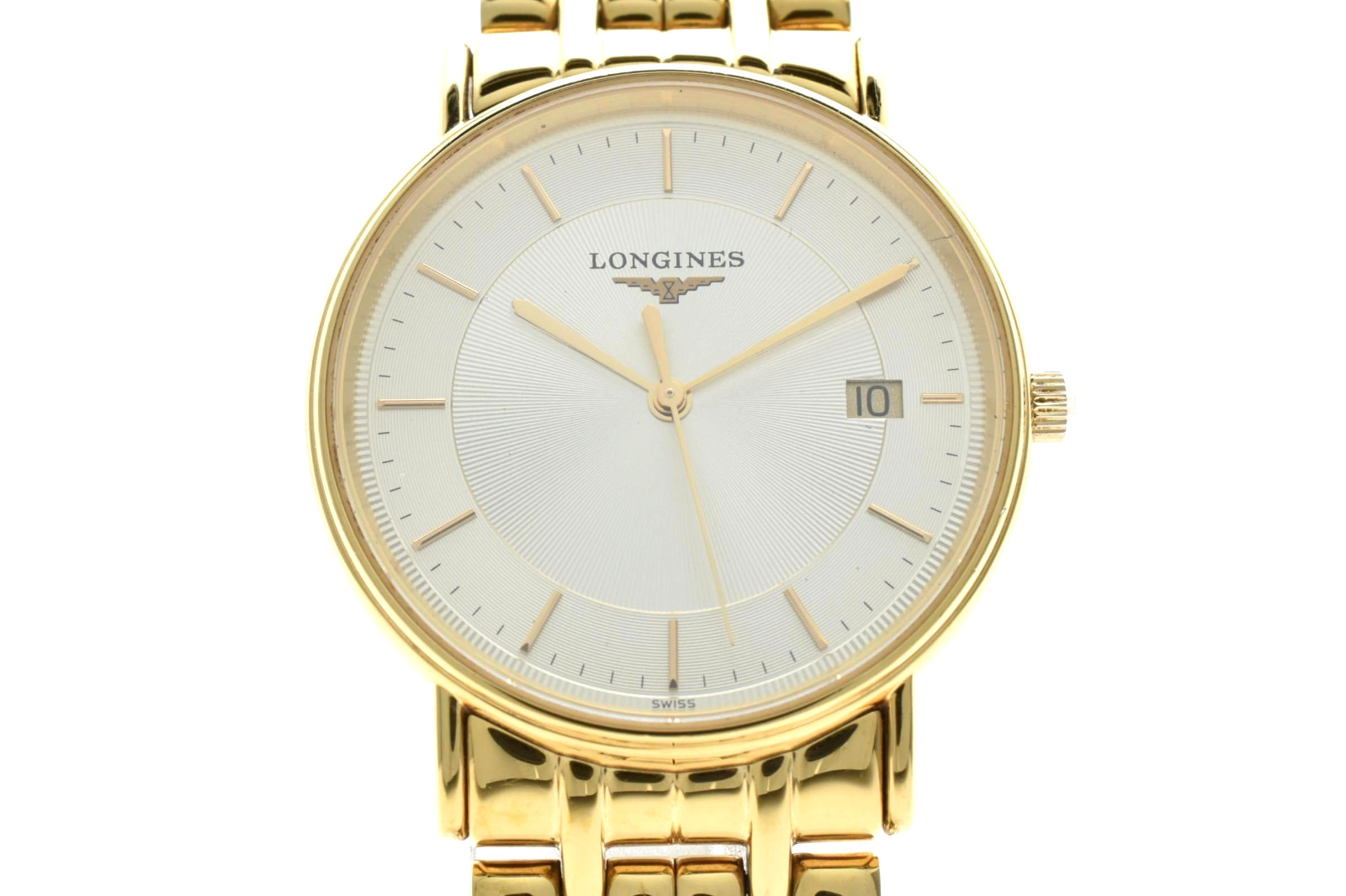 LONGINES Grand ClassicL 4.720.2 Vintage Quartz Men’s Watch Gold Date