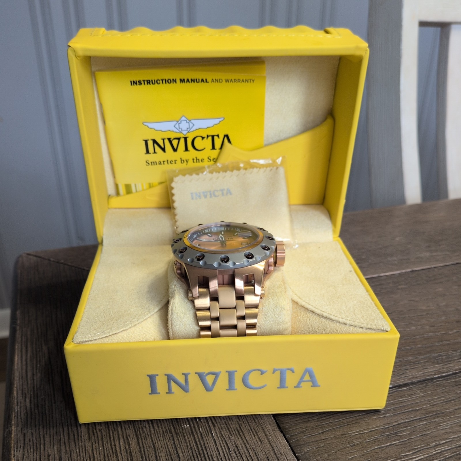 Invicta 20189 52mm Rose-tone Specialty Subaqua Auto Watch