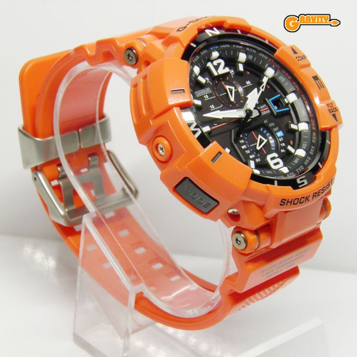 GW A1100R 4AJF SKY COCKPIT Orange CASIO G SHOCK G Shock Used