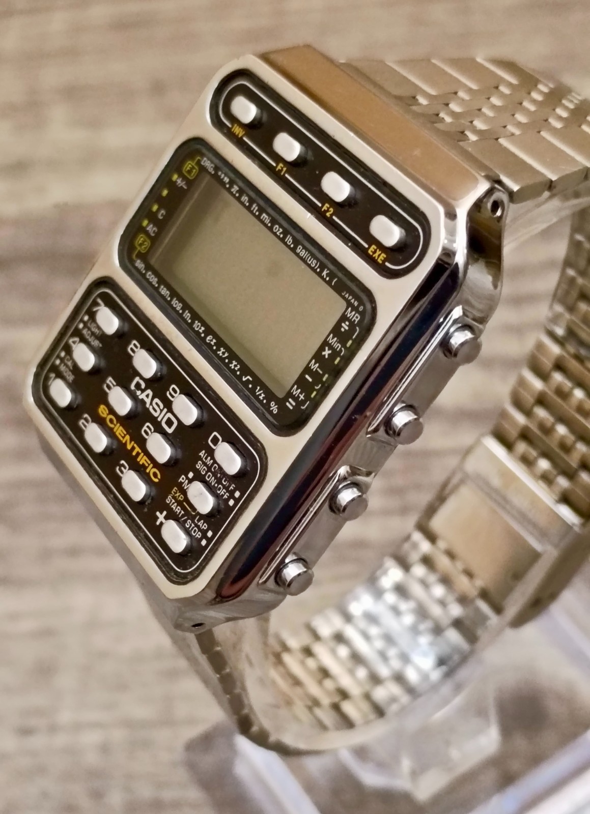 CASIO -Vintage- SCIENTIFIC Calculator Watch CFX-200 -Module 197- GREAT & Working