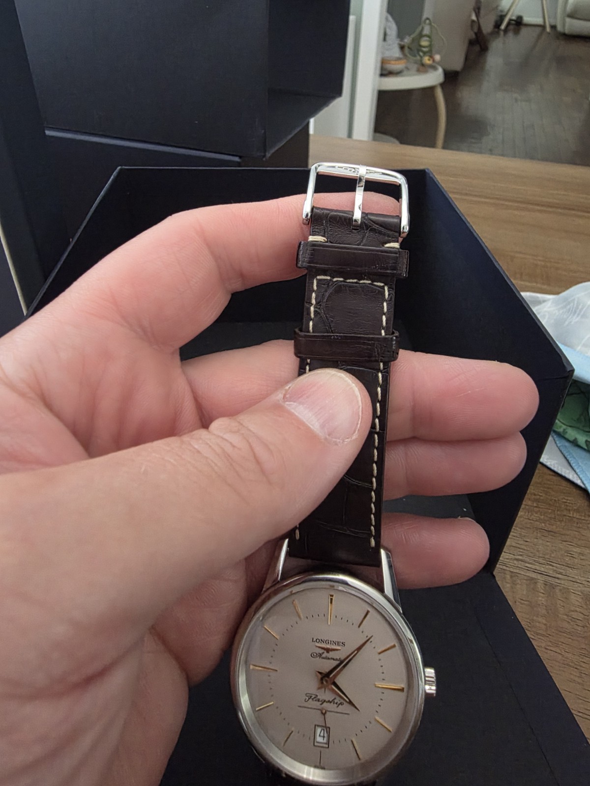 longines watch men automatic Flagship Heritage 38.5 MM