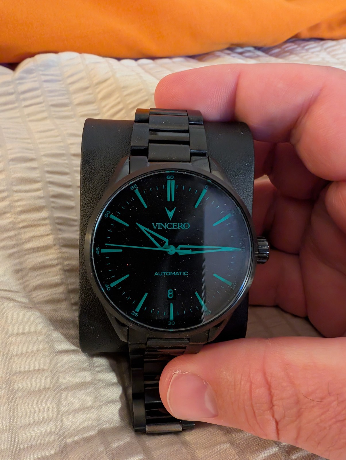 Vincero Men’s Watch: Limited Edition #164 Of 300-Emerald Abyss. Icon Automatic