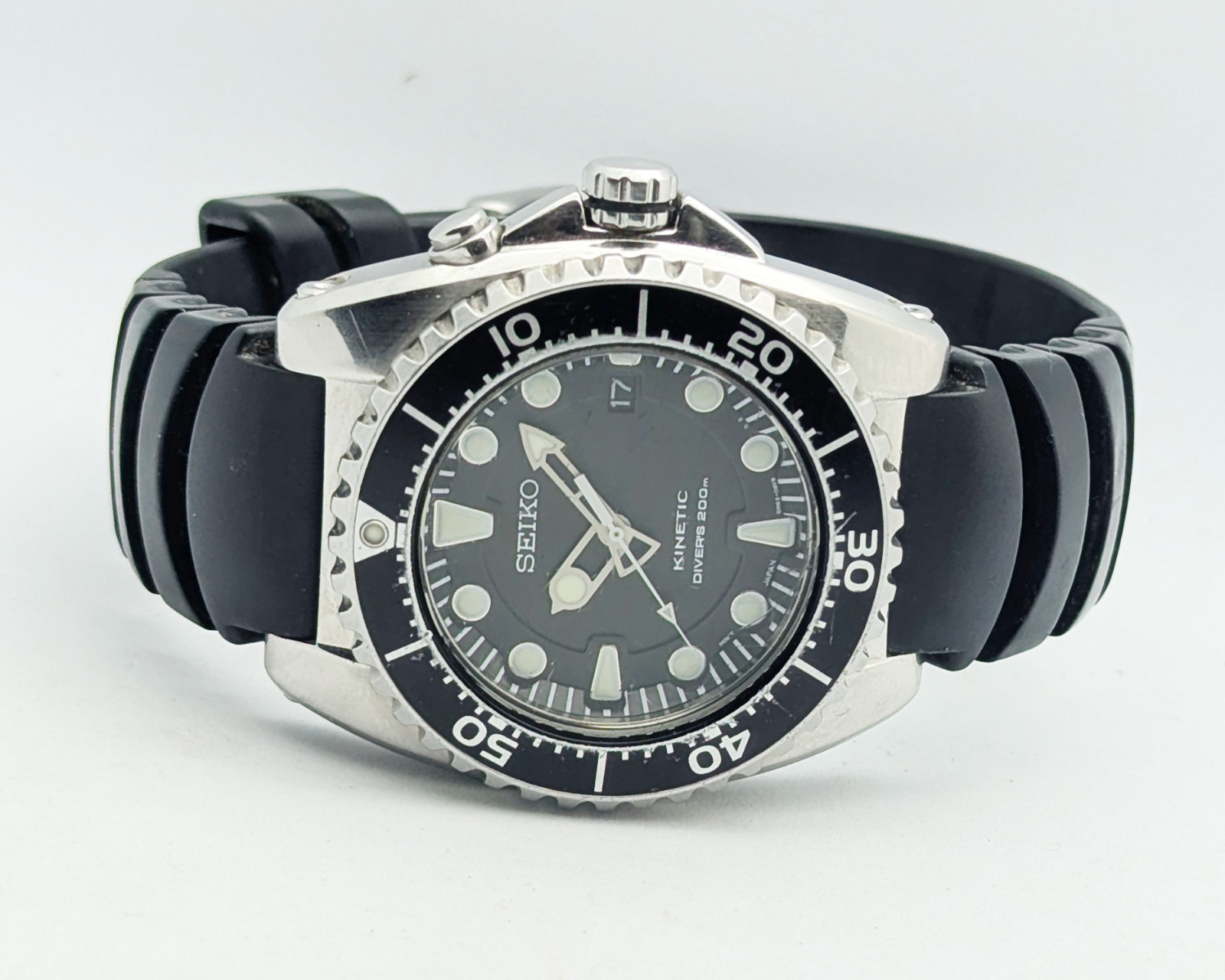 Seiko Kinetic BFK SKA371 5M62-0BL0 200M Diver| Excellent Condition/New Capacitor