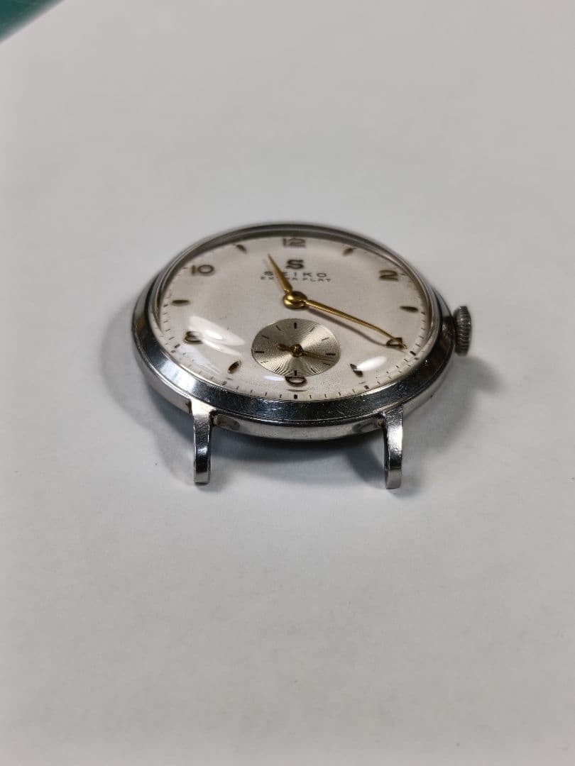 Seiko EXTRA FLAT 13050 new 10B S mark small second good working condition