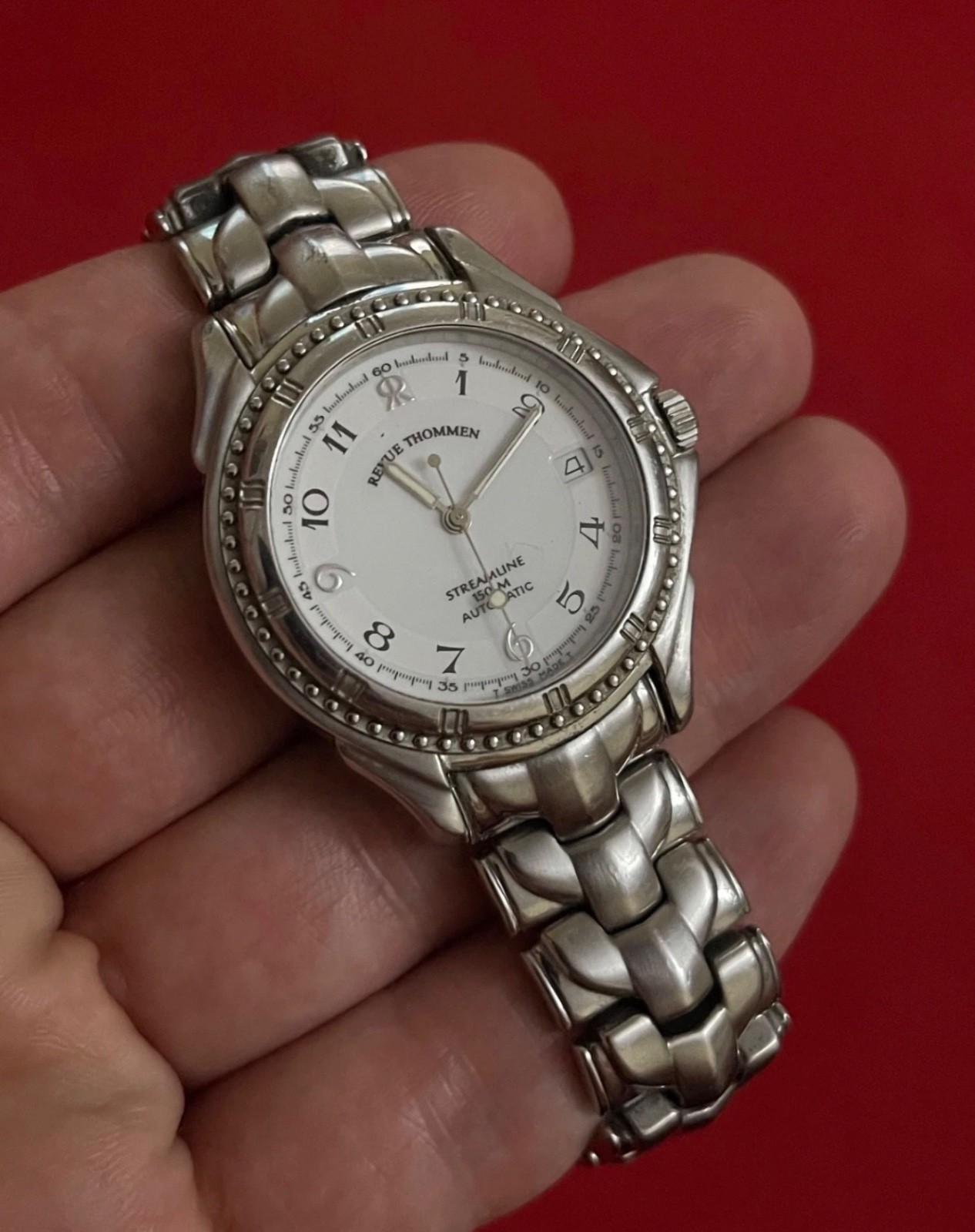 Vintage Automatic Diver Men’s Watch 150M REVUE THOMMEN STREAMLINE ETA 2892-2