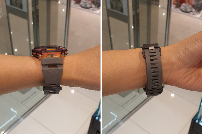 Casio G-Shock GBD-200SM-1A6DR Bluetooth Orange Gray Digital Watch New
