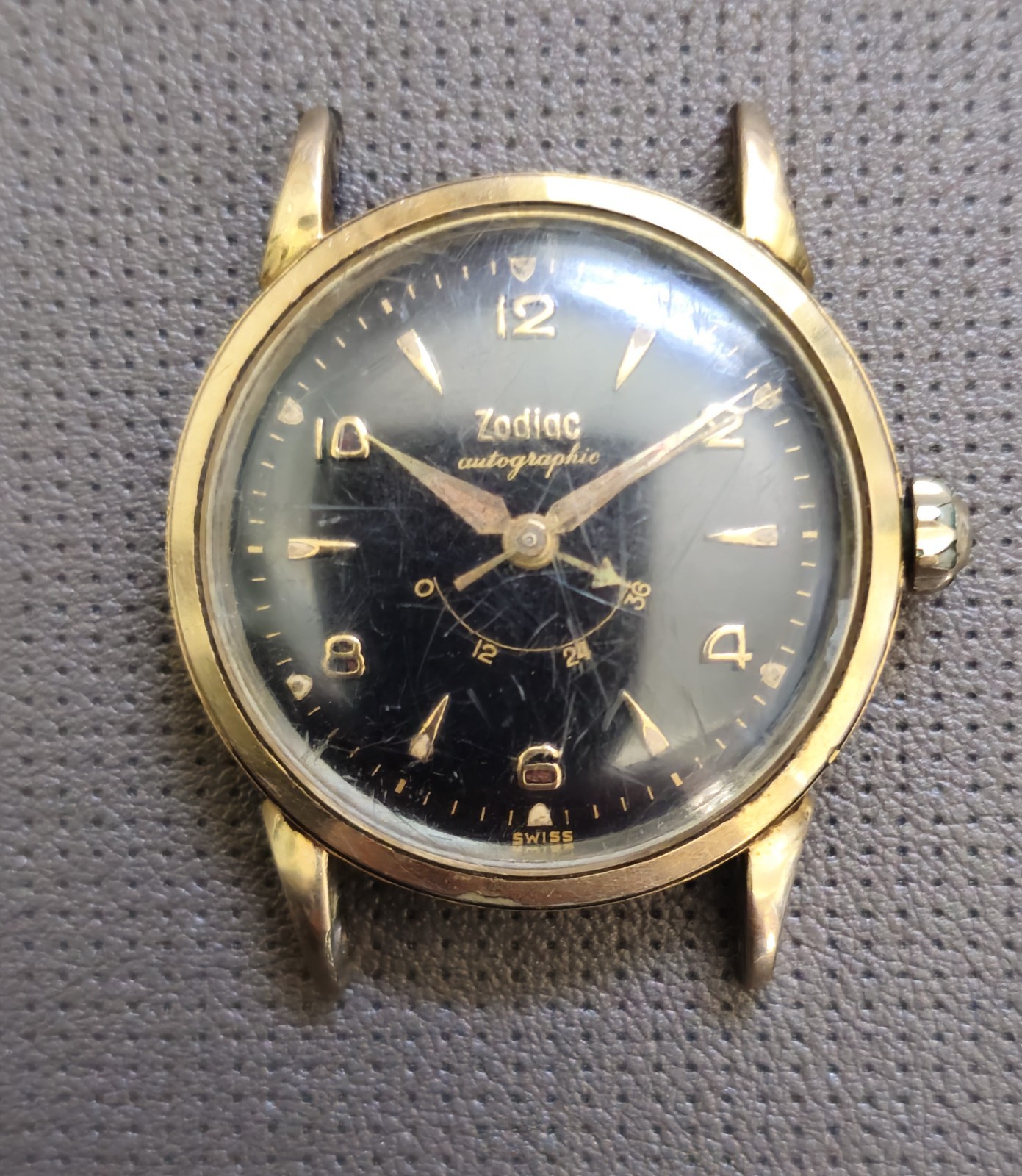 Zodiac Autographic Automatic Power Reserve 32mm Watch – Vintage – Runs Well