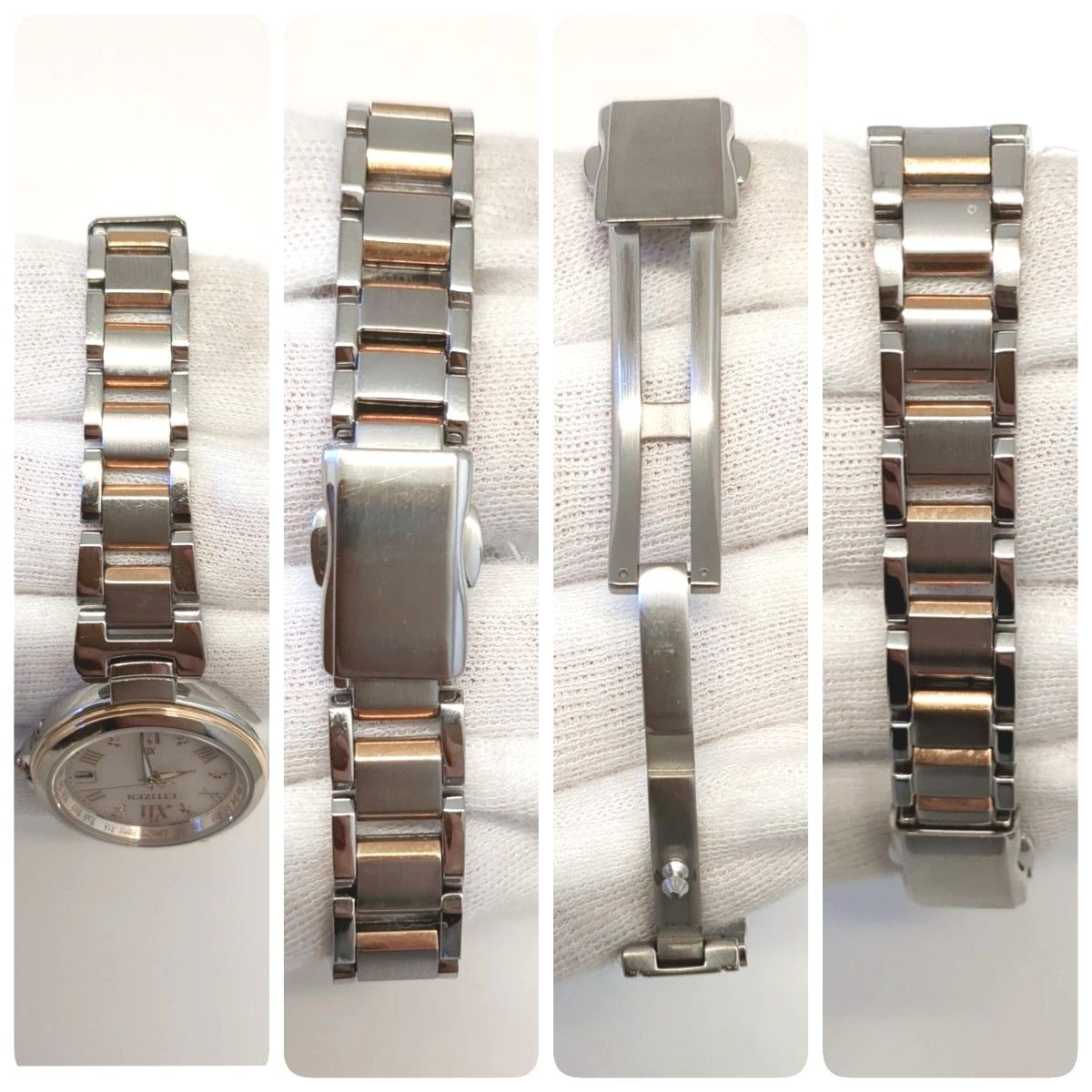 Condition CITIZEN xC Cross Sea Pink Dial Solar Watch Working Radio Solar Eco Dri