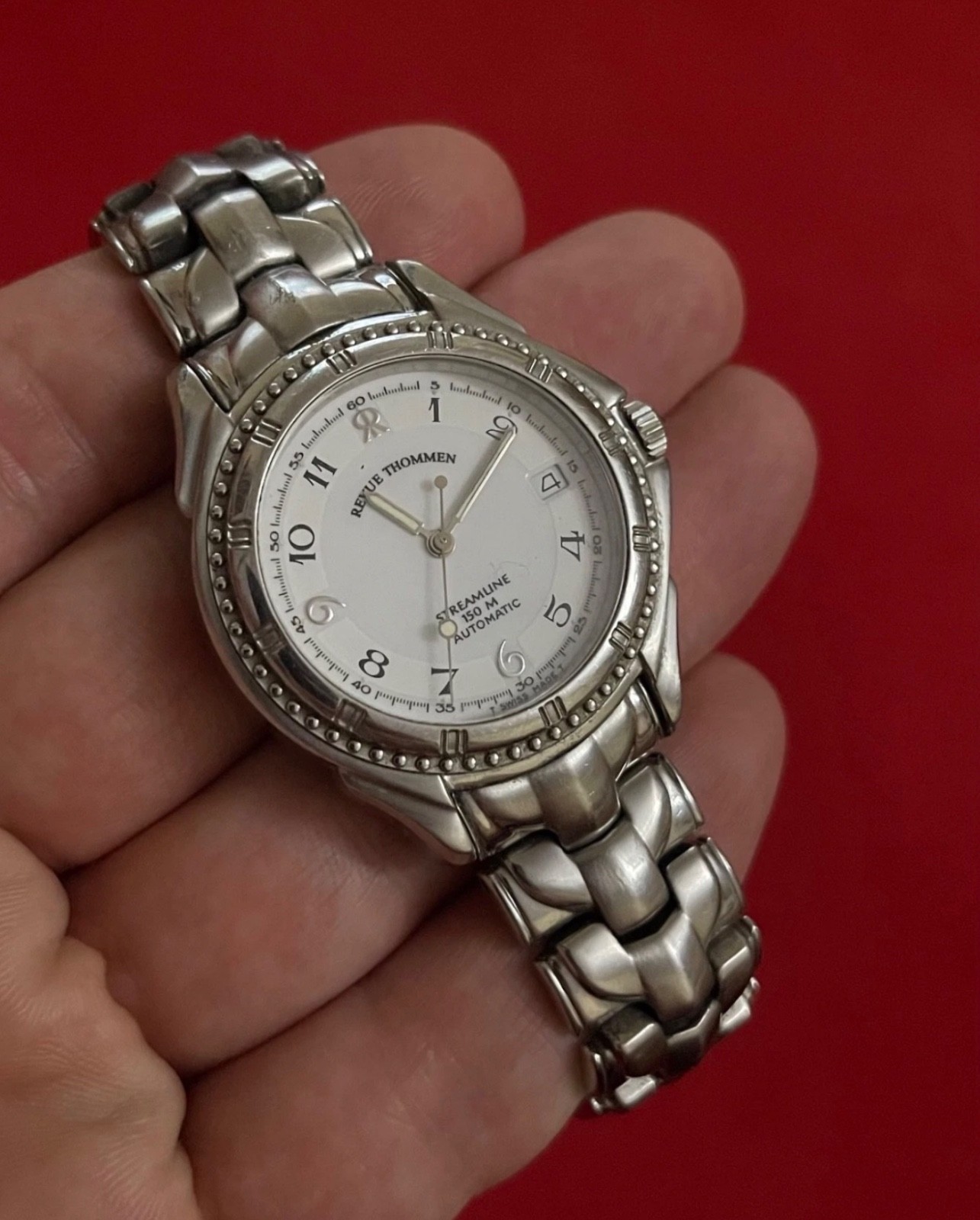 Vintage Automatic Diver Men’s Watch 150M REVUE THOMMEN STREAMLINE ETA 2892-2