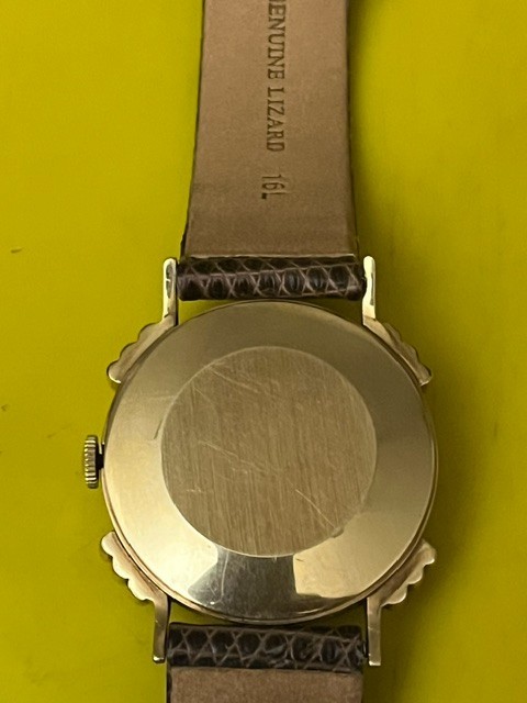 Vintage Wittnauer 14K Solid Gold – 1950’s Art Deco Men’s Watch – With case & box