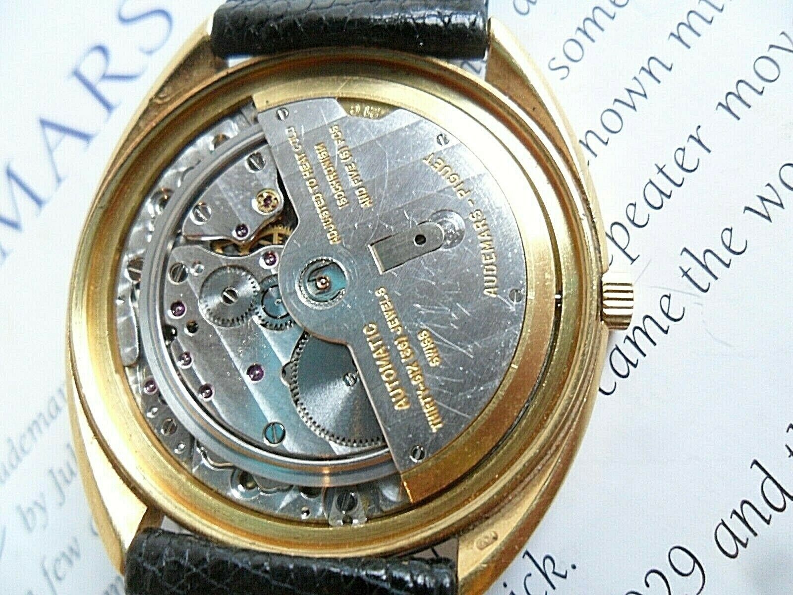 Audemars Piguet/AP Hobnail 18KYG Cal.K2120 Automatic Winding 1970 Watch