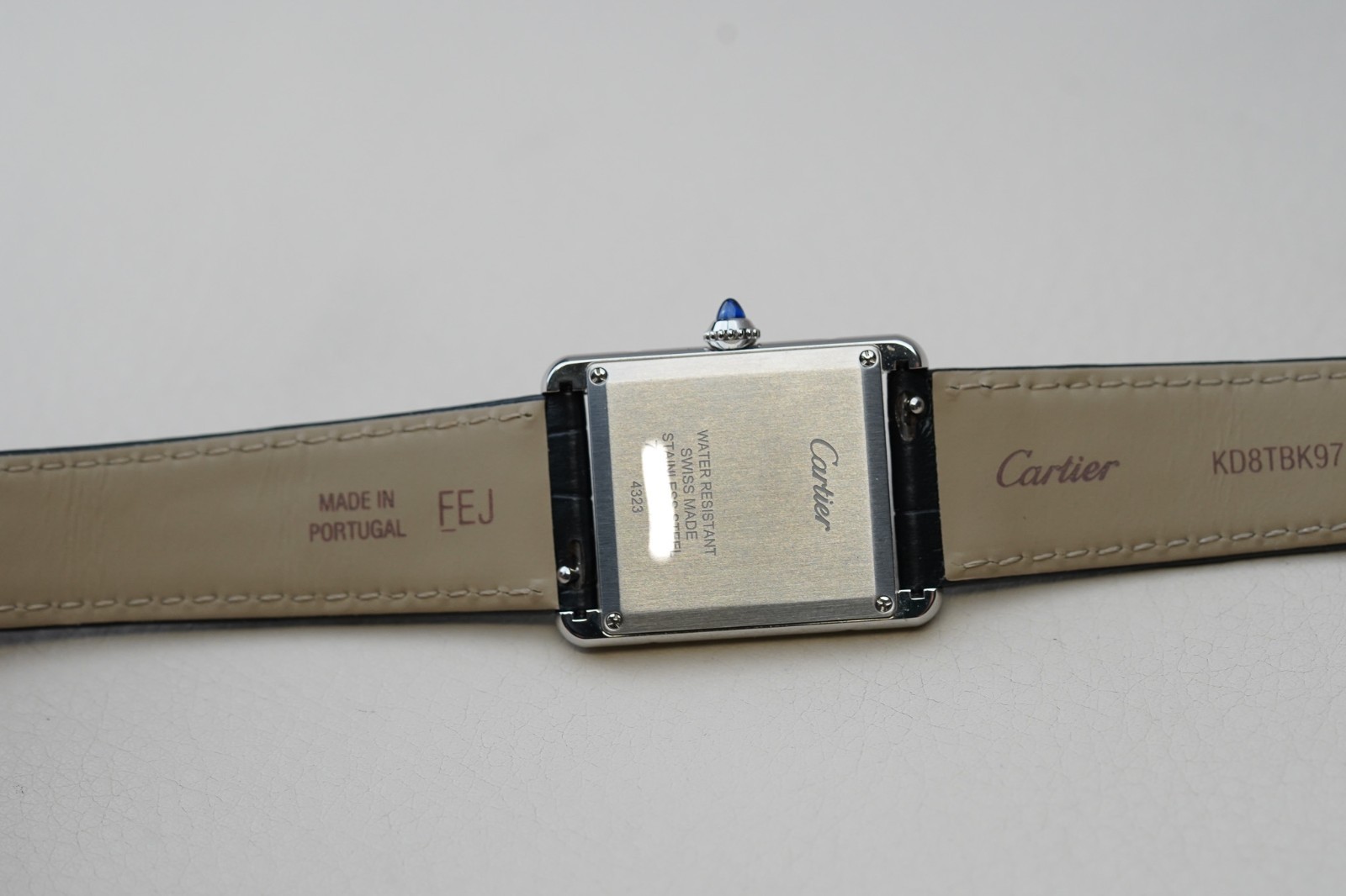 Cartier Tank Must de Cartier WSTA0108 Men’s Steel Black Dial Quartz