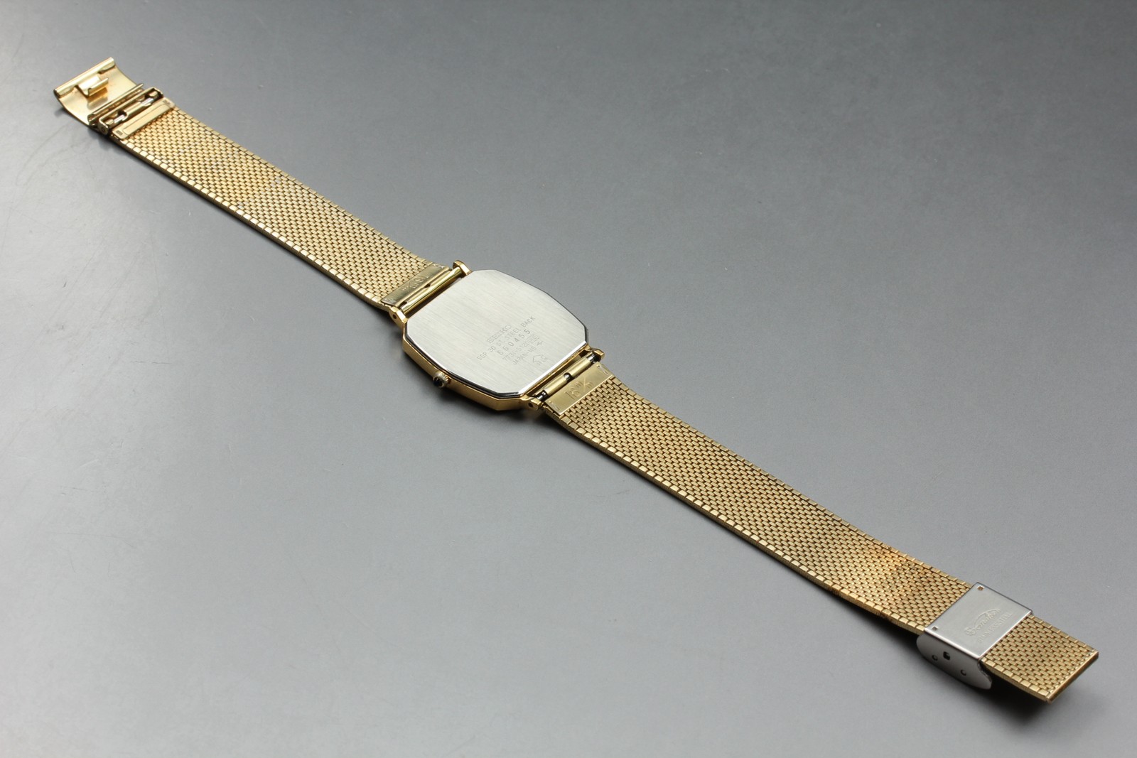 [Near MINT] Seiko Dolce 7731-5120 28mm Gold Dial Quartz Men’s Watch From JAPAN