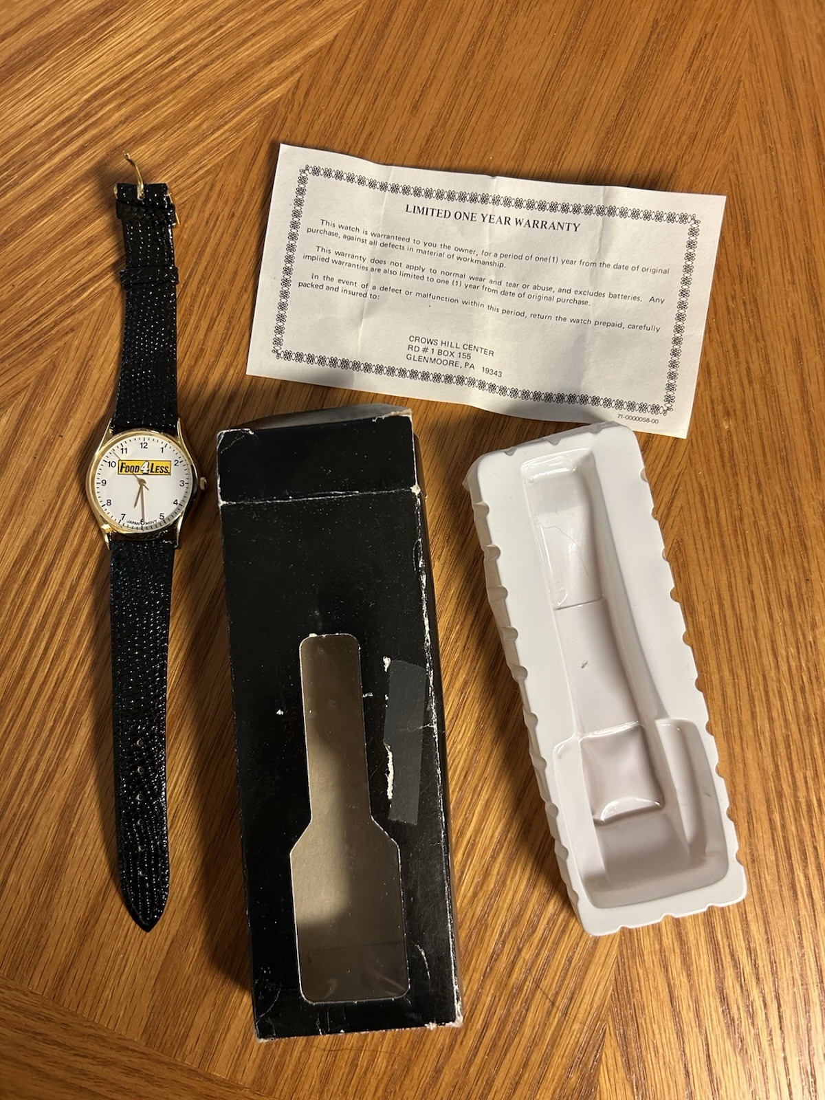 Food 4 Less Vintage ~1991 Watch Never Worn