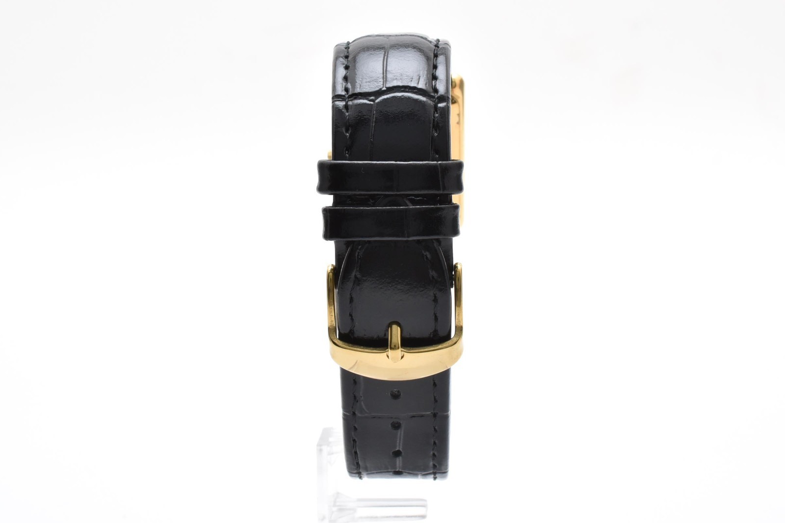 Gucci 4200FM 25mm Gold Black Dial Vintage Quartz Unisex Watch with Original Box