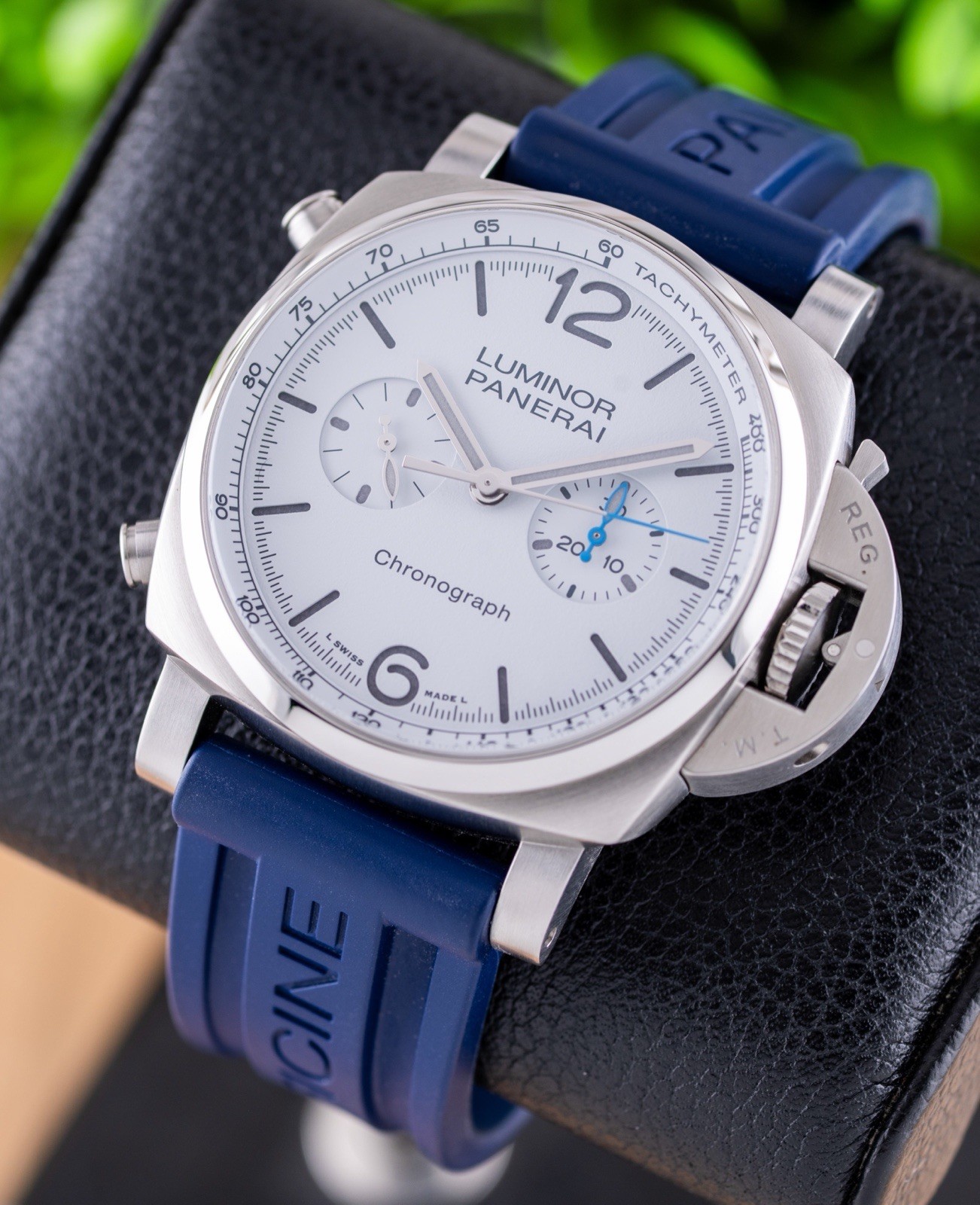 Panerai Luminor Chronograph 44 White Dial PAM01218 / PAM1218 with Box & Papers!!