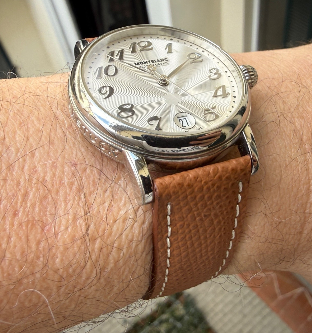 Men’s Watch Montblanc Meisterstuck Ref:7019 Automatic Age Steel 1 13/32in