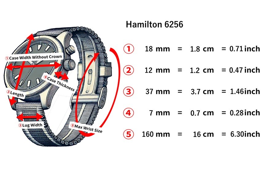 [N MINT w/ BOX] Hamilton 6256 Small Second Roman 18mm Quartz Women’s Swiss Watch
