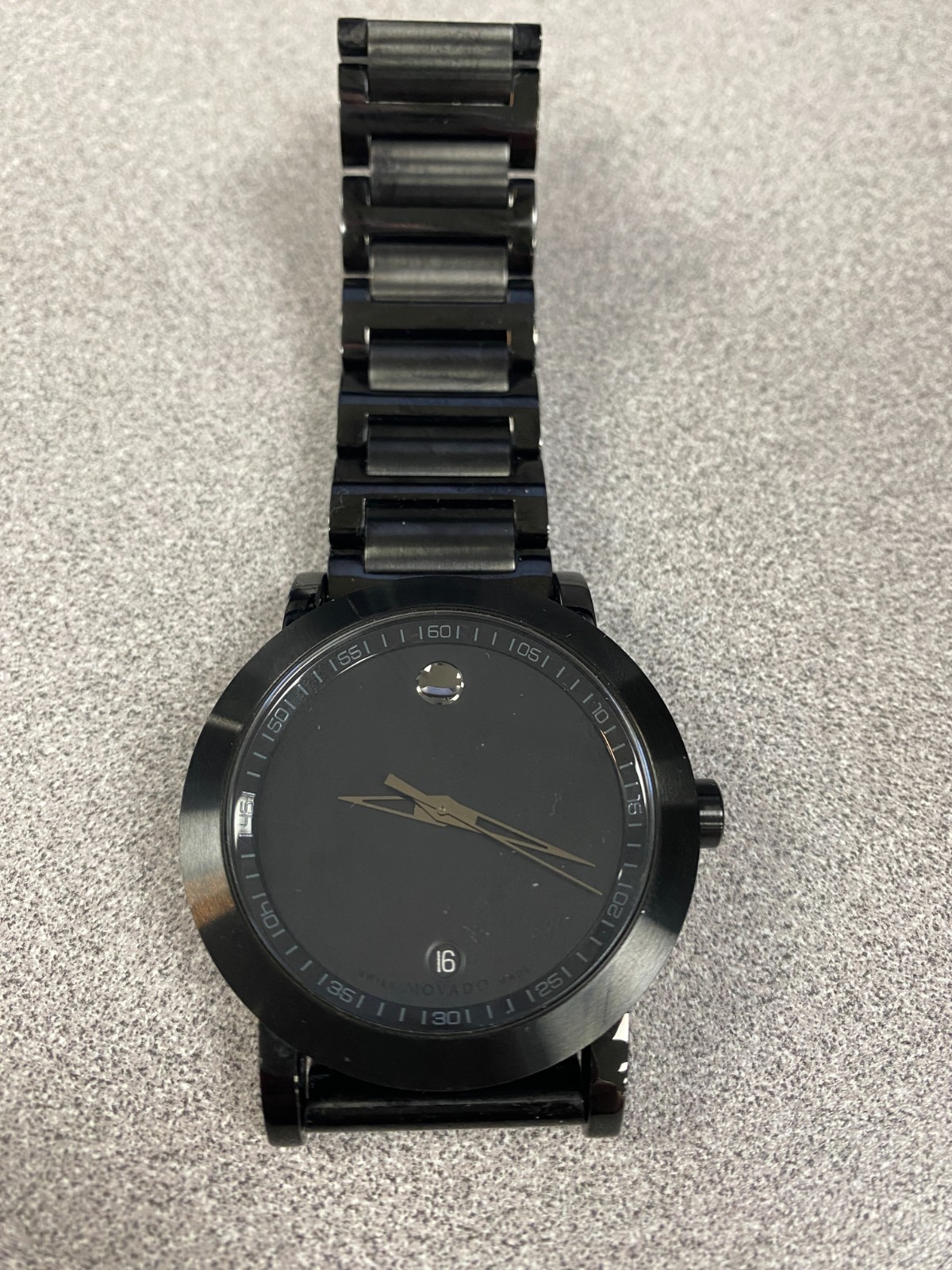 Movado Museum Classic 07.1.36 Stainless Steel Quartz Watch – Black Museum Dial