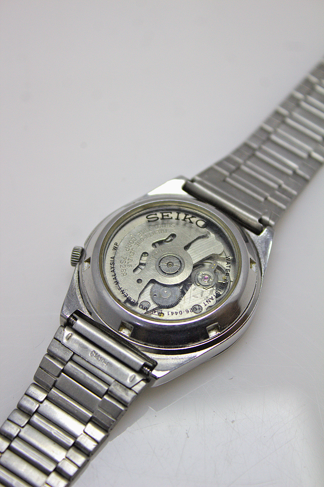 Seiko 5 Automatic 21 Jewels Round Black Dial Day/Date Japan Men’s Wrist Watch