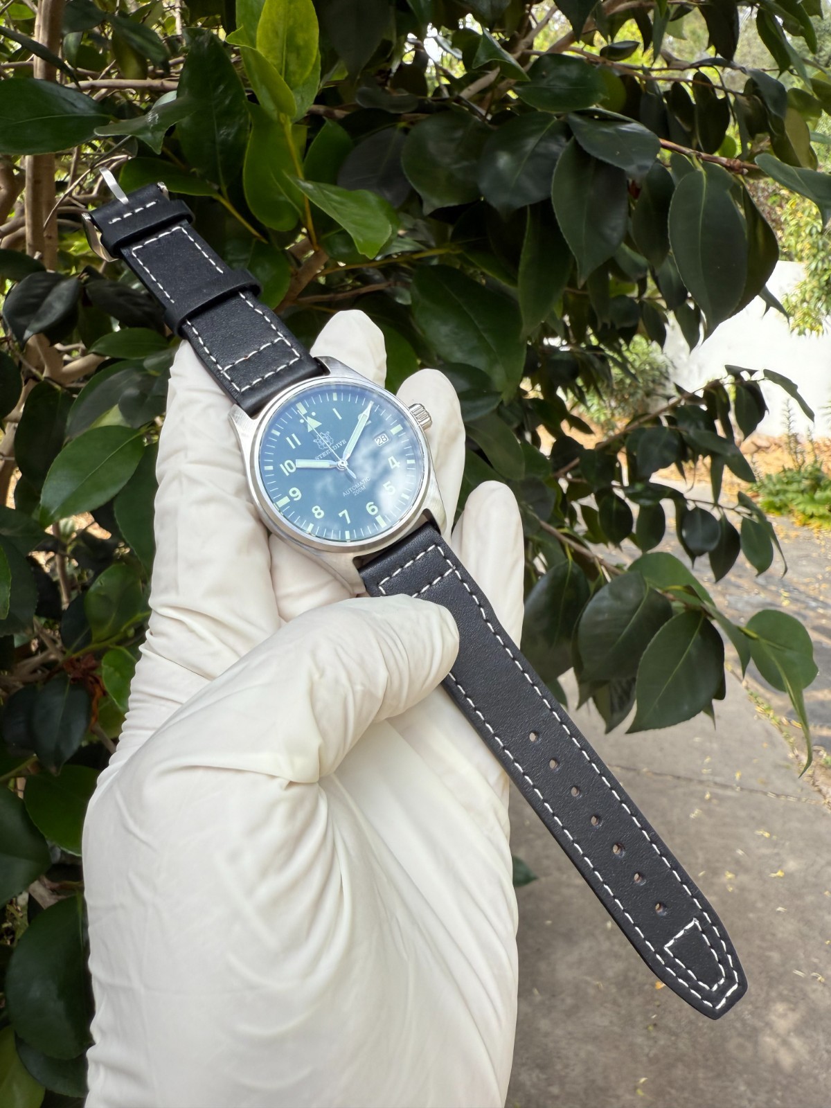 Steeldive SD1940, Mark XVIII Flieger, NH35, Sapphire,Green,Lume,200m Diving,BNIB