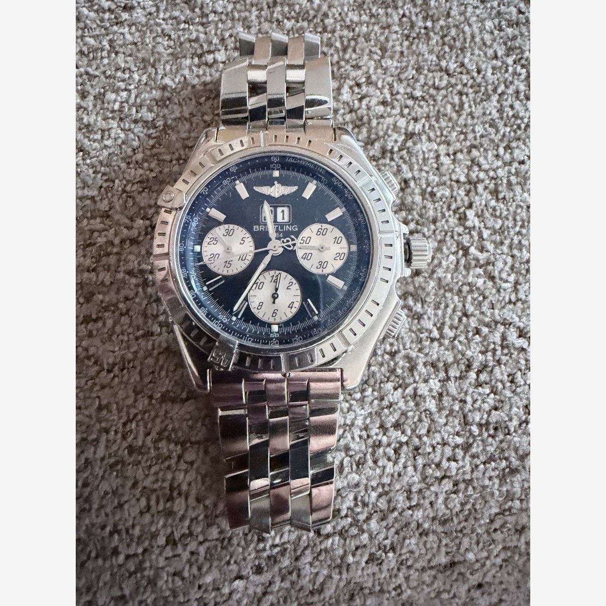 Breitling Crosswind Special A44355 Automatic Chronograph 44mm Stainless Steel