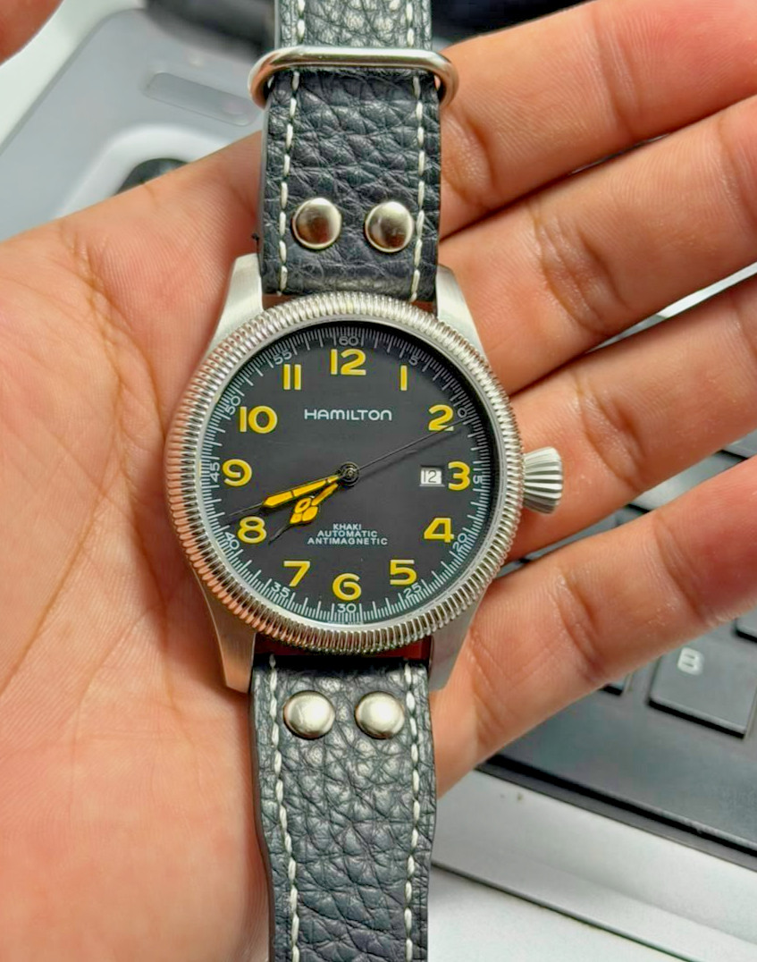 Hamilton Khaki Payoneer Black Dail Automatic Man’s Watch