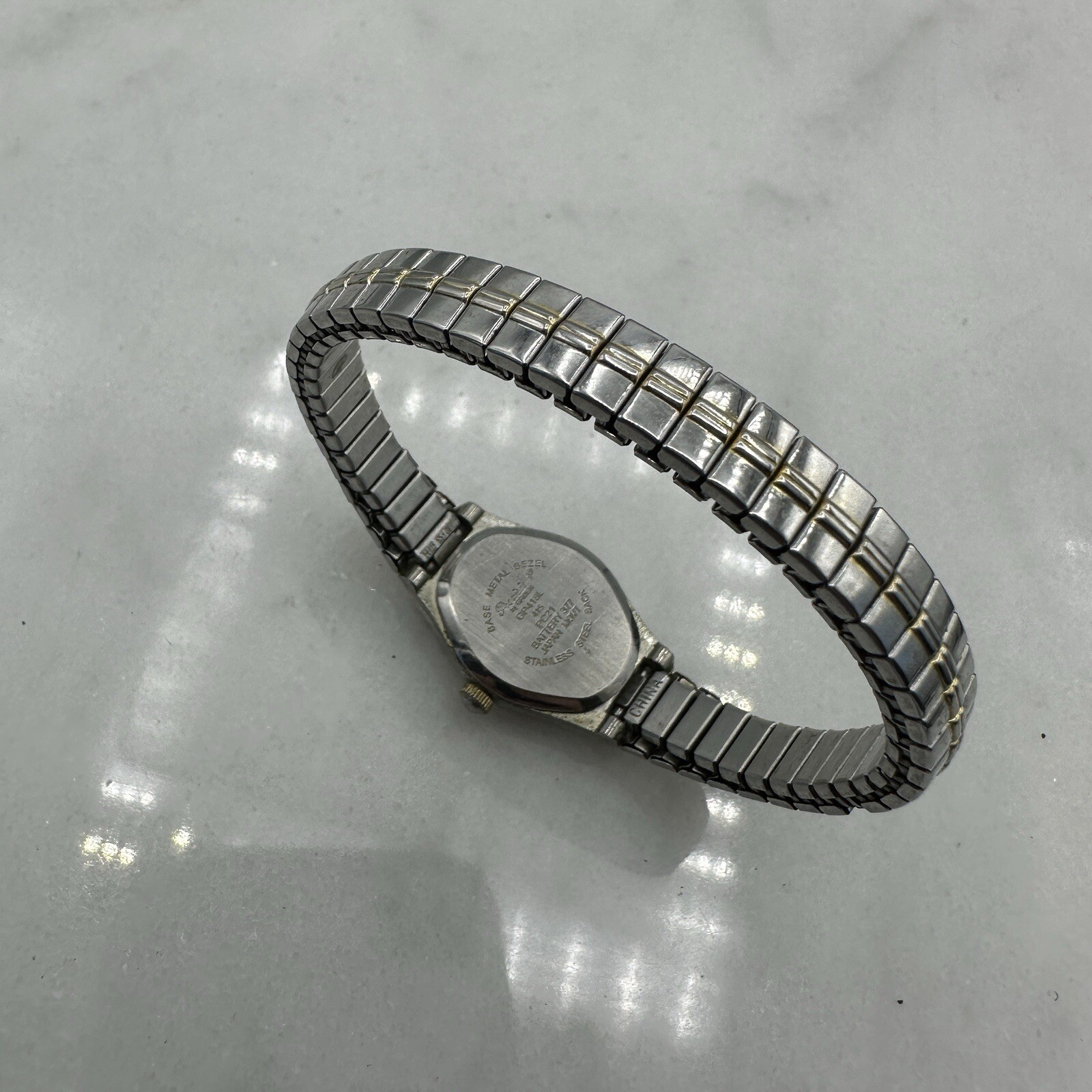 Precision by GRUEN GP418L Diamond Quartz Women’s Watch Sz. 6.2″ New Battery