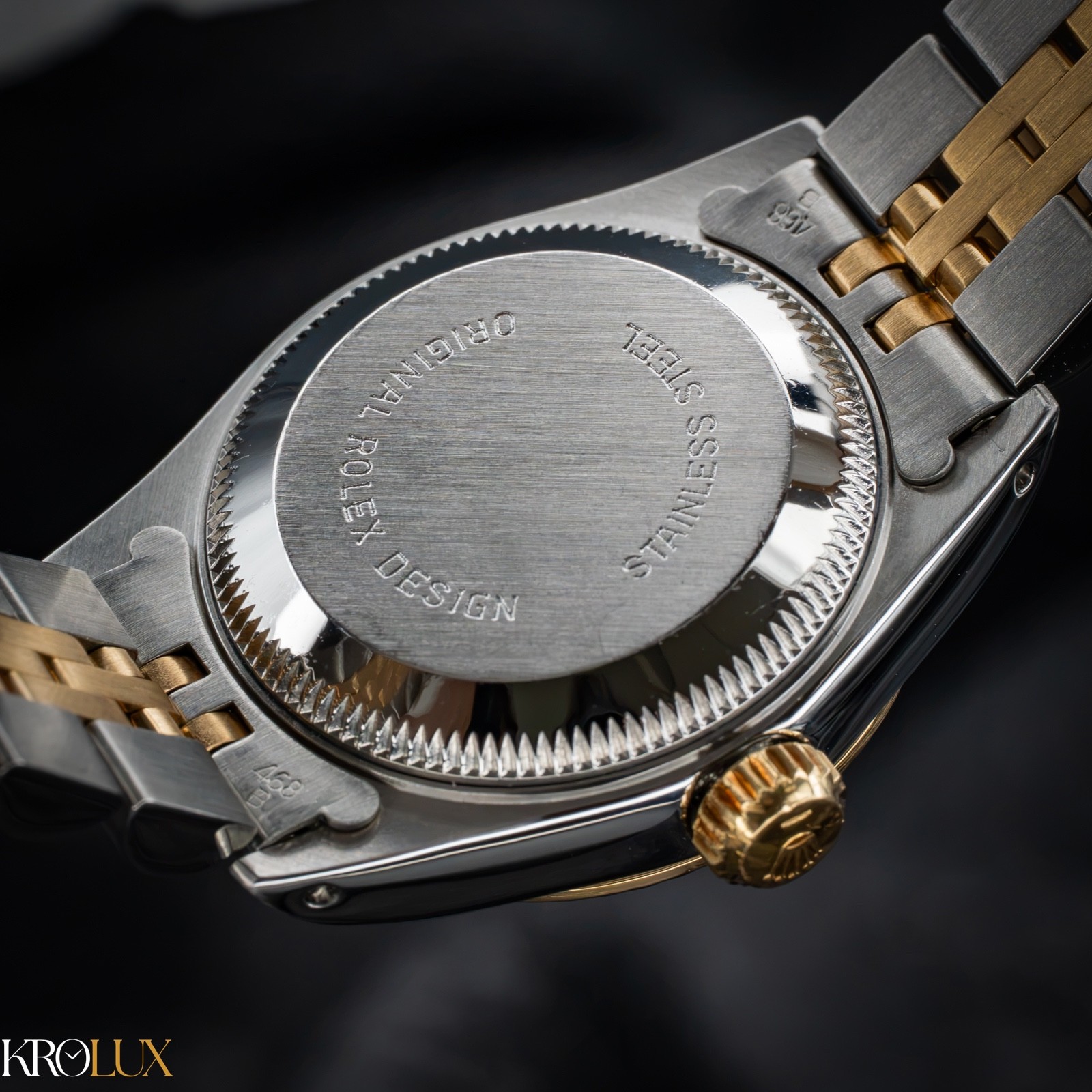 1982 Rolex Lady-Datejust 26mm Two-Tone Linen Dial 69173