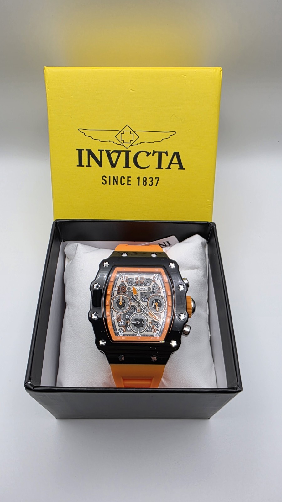69772 – Invicta Racing Valxor Unisex Watch – 40mm, Orange
