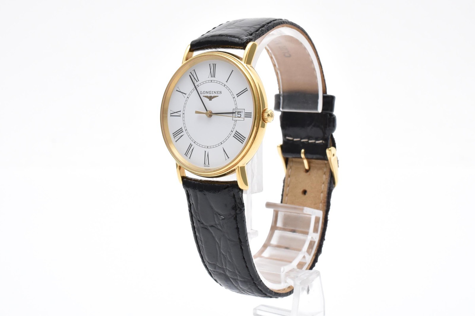 ▶[MINT] Longines Grand Classic L4.720.2 33mm White Roman Date Quartz Men’s Watch