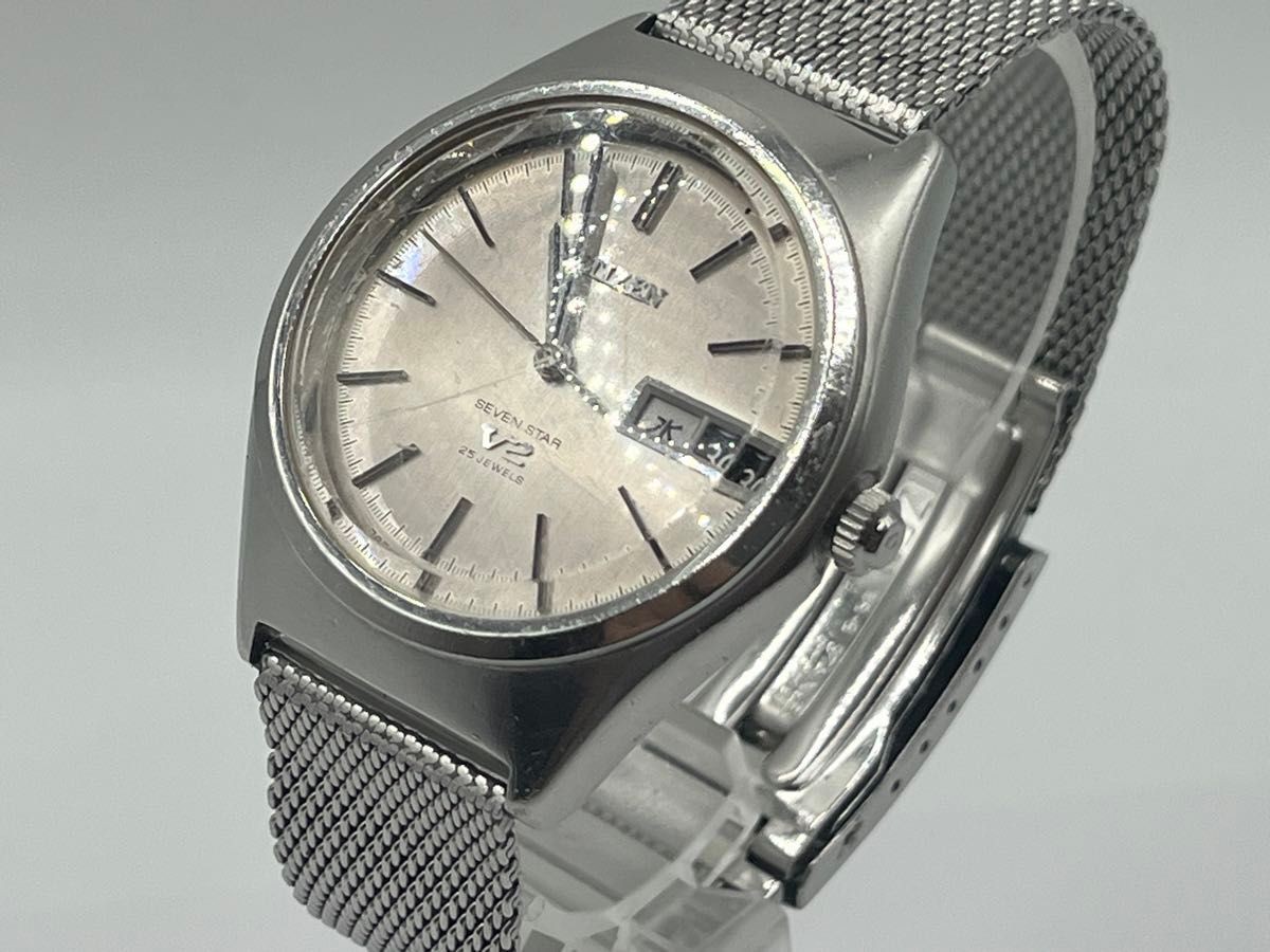 CITIZEN Seven Star V2 25 Jewels Automatic Men’s Watch 4-720191-T 40mm