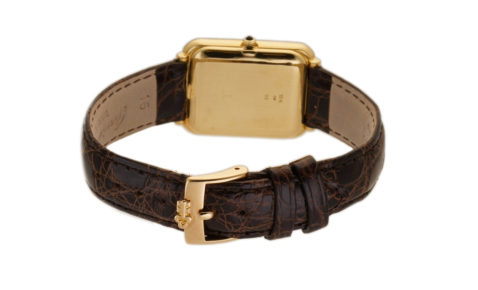 Corum 26mm Vintage Dress 18k Yellow Gold Hobnail Dial