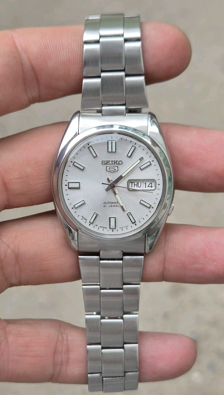 Seiko 5 Automatic Glass Back