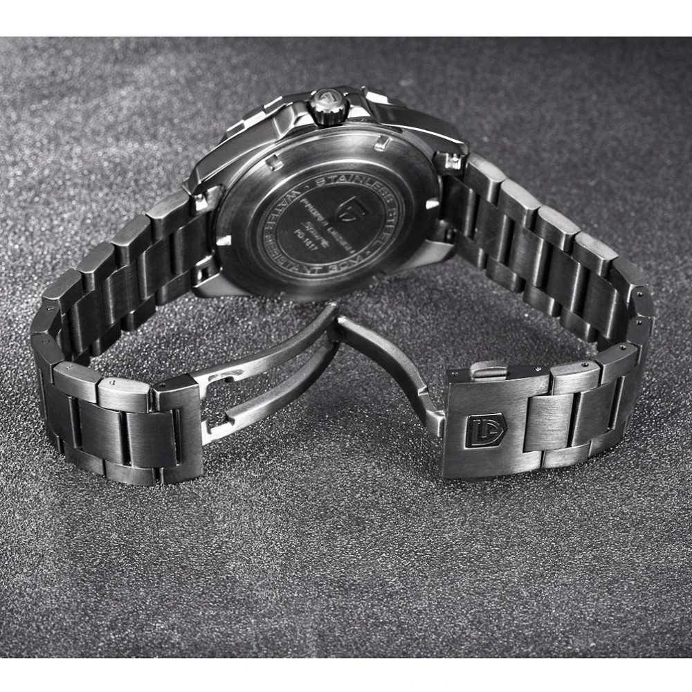 Pagani Design Automatic Mechanical Watch For Men’s Stainless Steel Luxury Date
