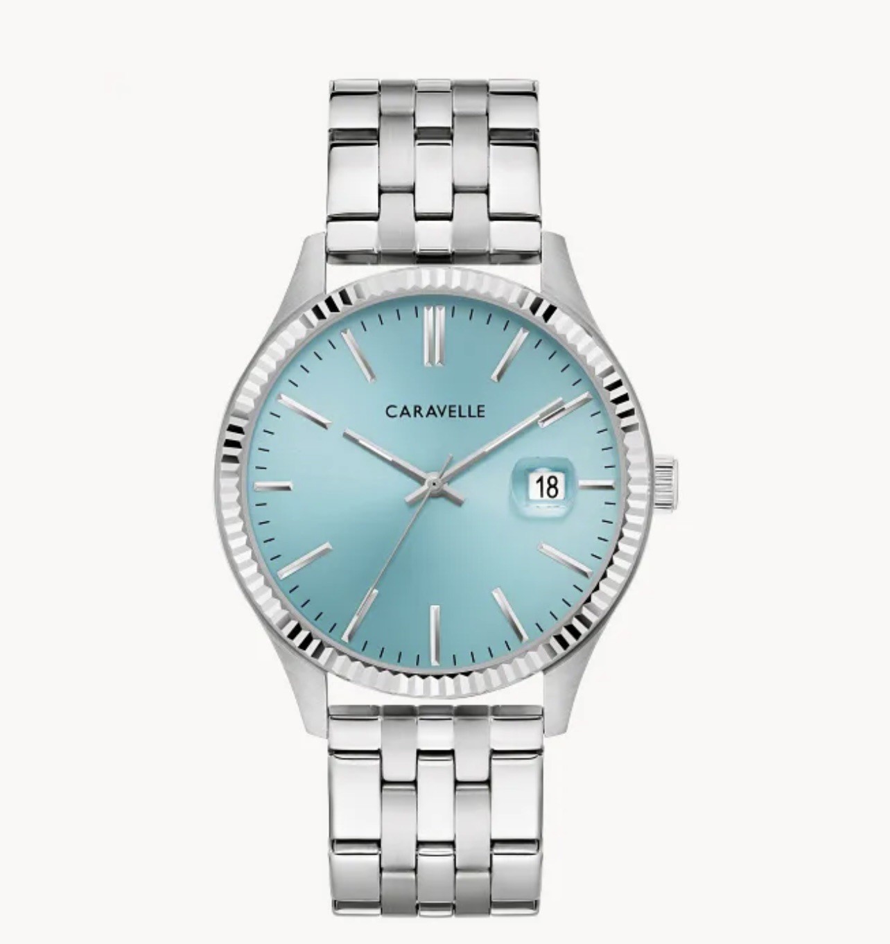 Caravelle Dress Men’s Blue Dial Quartz Watch 43B174