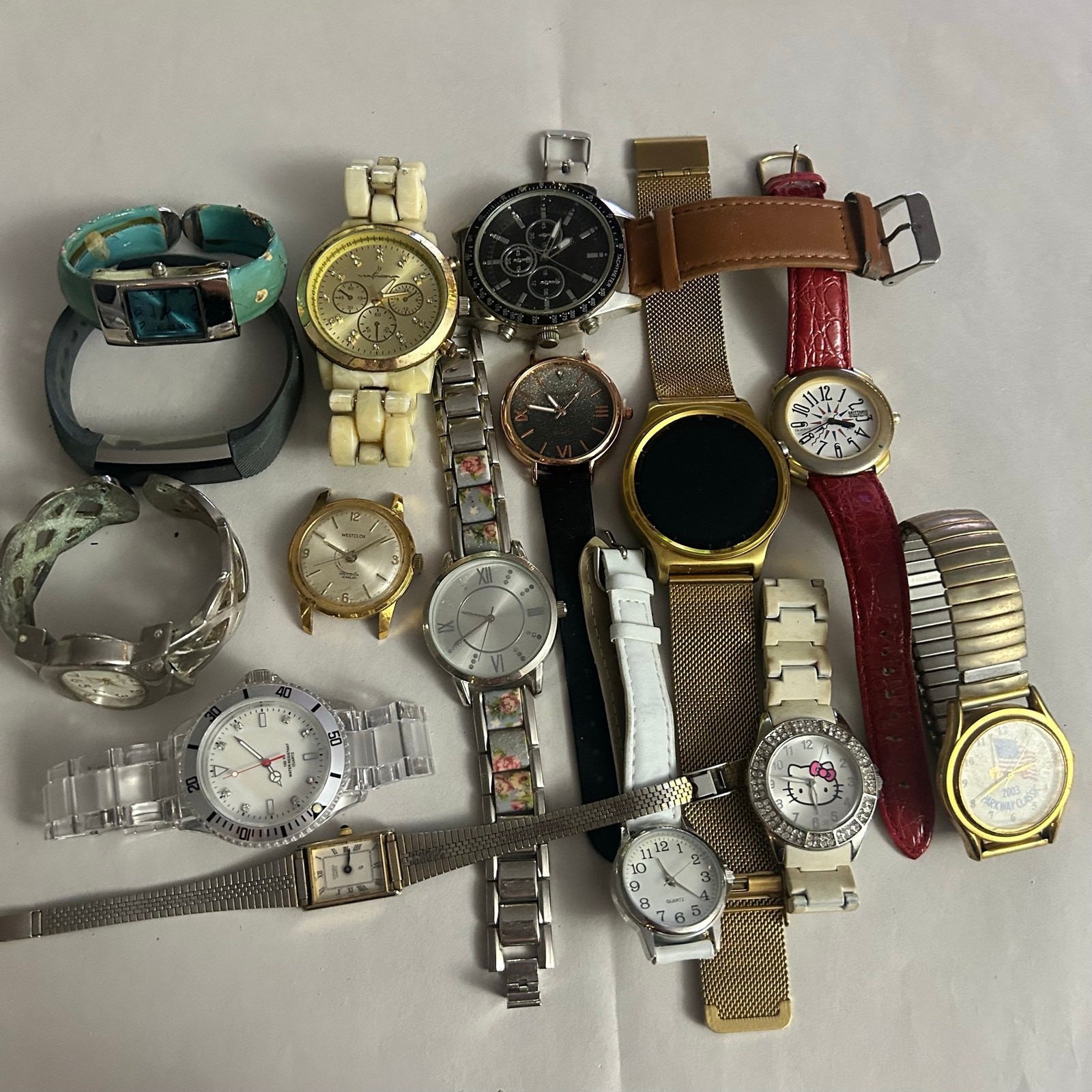 Assorted Watches Used Not Working For Parts Or Pieces lot 16