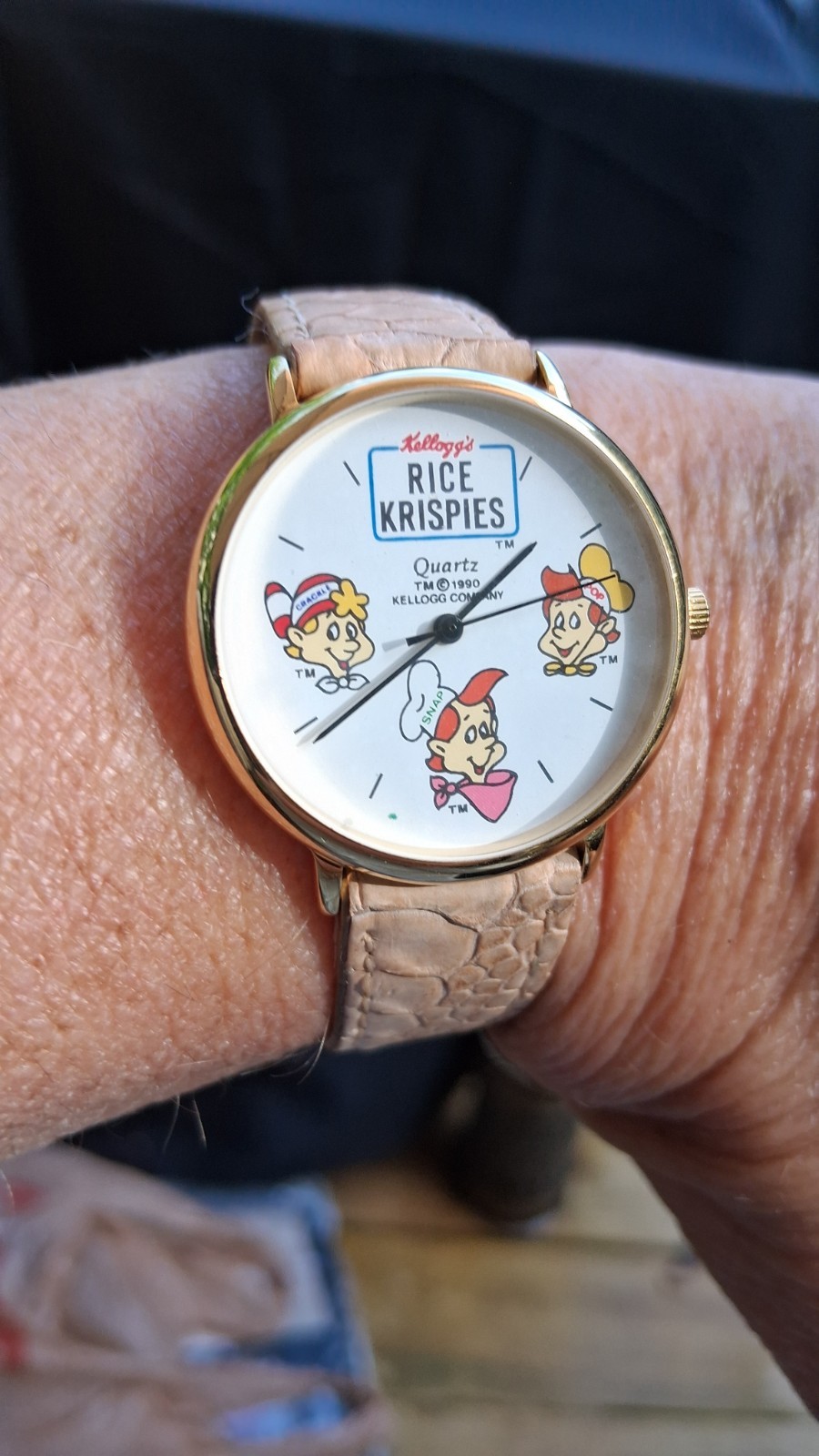 “Rice Krispies” SNAP ,CRACKLE AND POP CHARACTER WATCH 1990s Cearal Box
