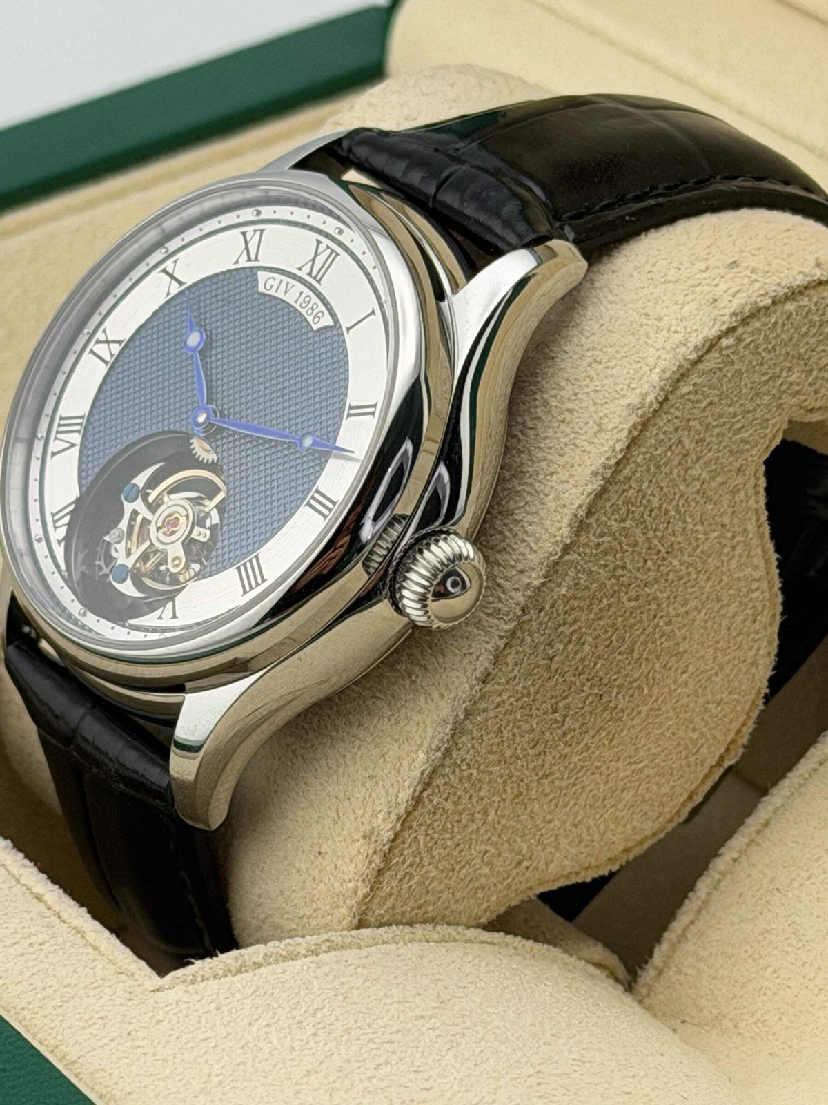 Aesop GIV Flying Tourbillon, Blue/Silver, 42mm, 2026 Box and Papers