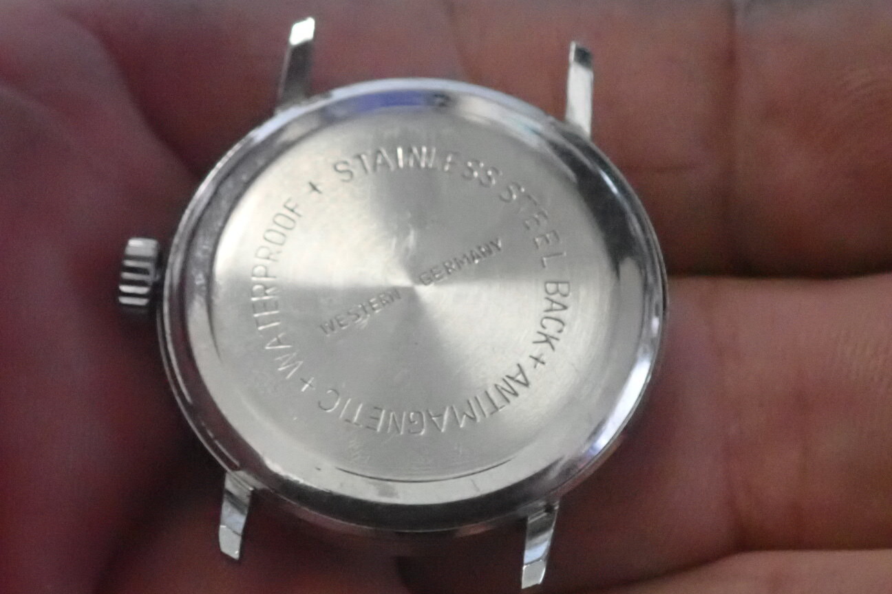 Vintage Ingraham Watch Made in Germany Men’s 17 JEWELS WATERPROOF & ANTIMAGNETIC