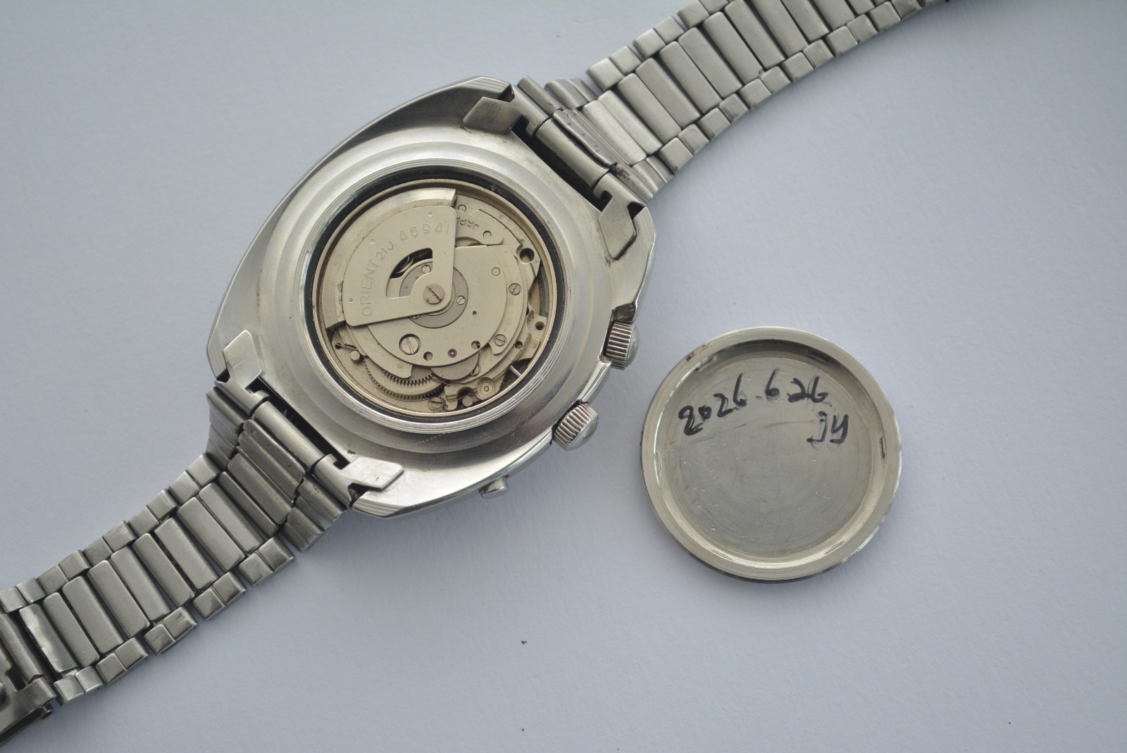 Japan Automatic Watch Orient watch 21 JEWELS Original Dial SK 80years vintage