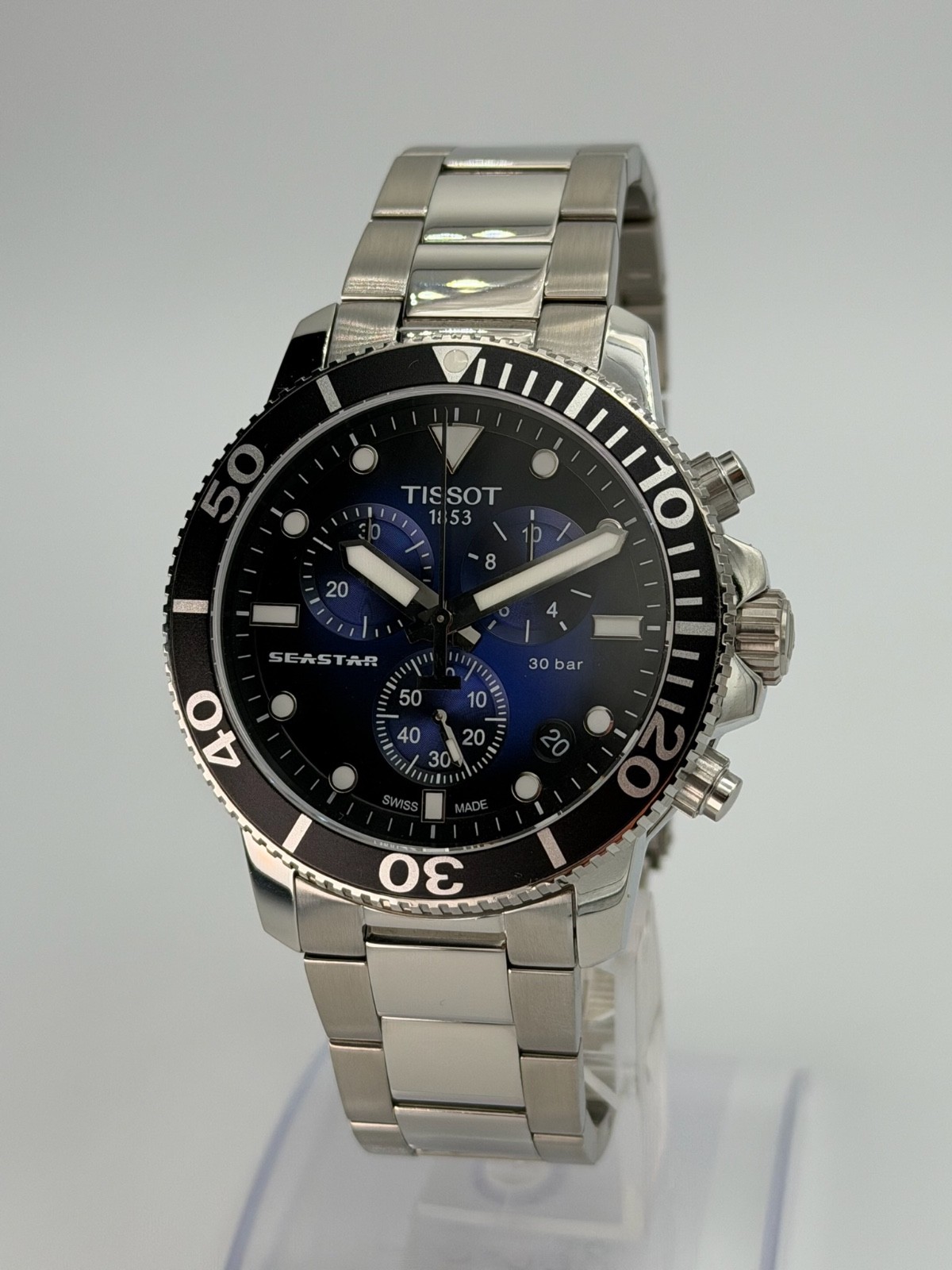 TISSOT Seastar 1000 Chronograph Blue Dial Men’s Watch T120.417.11.041.01