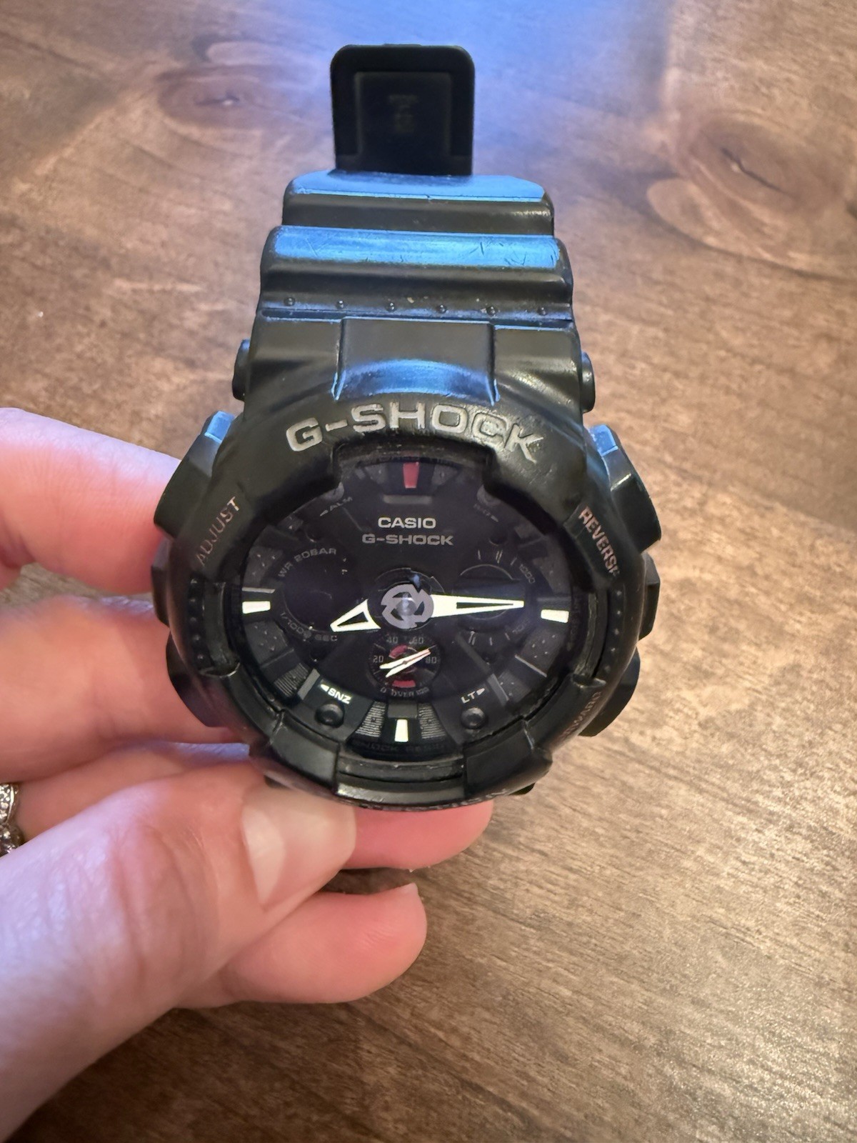 Men’s Casio Black G-Shock Analog Digital Anti-Magnectic (Model # GA-120-1ADR)